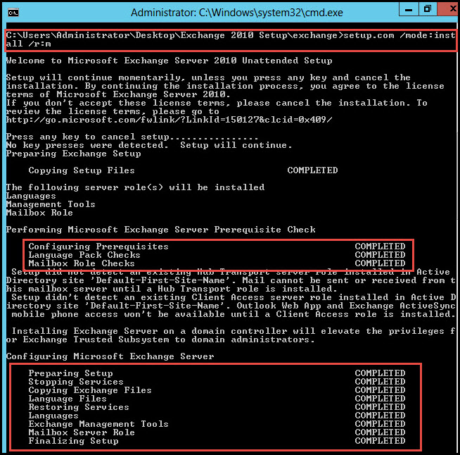 Training exchange server 2010 administrator c windows system32 cmd exe 8
