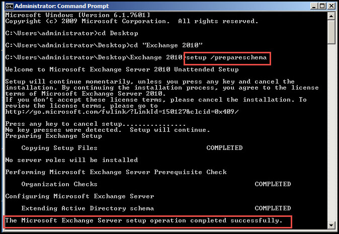 Training exchange server 2010 install exchange server 2010 in server 2008 administrator command prompt 2
