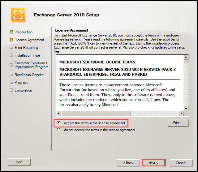 Training exchange server 2010 install exchange server 2010 in server 2008 exchange server 2010 setup 8