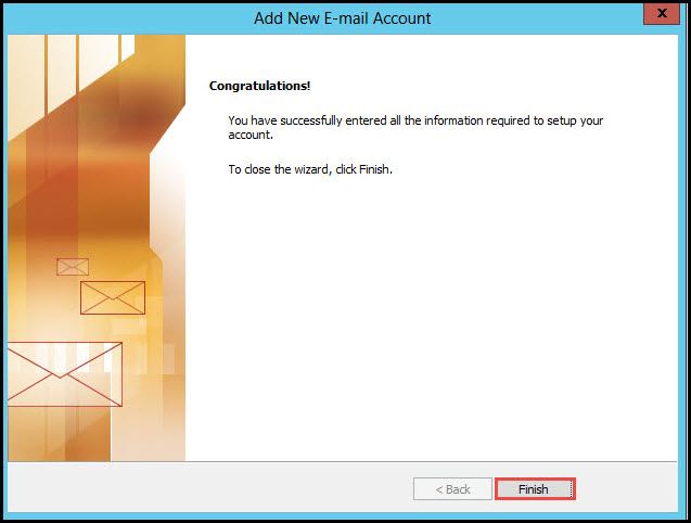Training POP3 & IMAP4 in exchange client access server add new email account 12