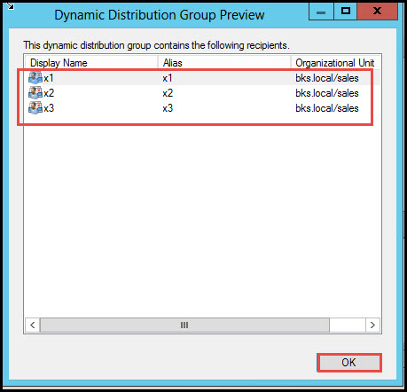 Training create Dynamic Distribution Group exchange server 2010 new dynamic distribution group preview 9