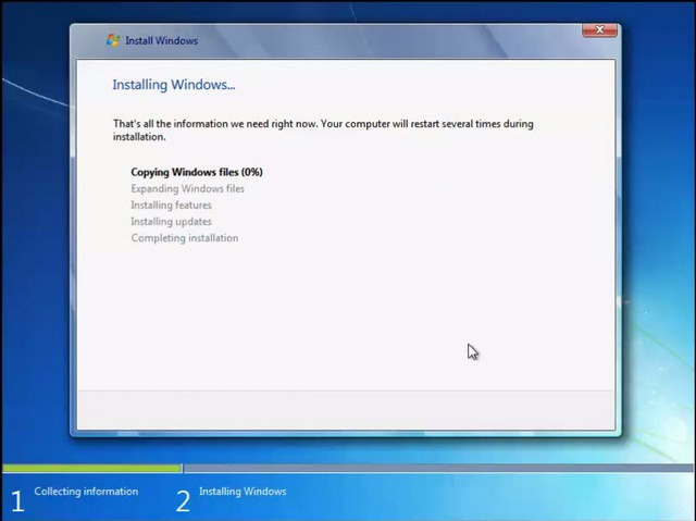 Microsoft training 2007 install window 7 11