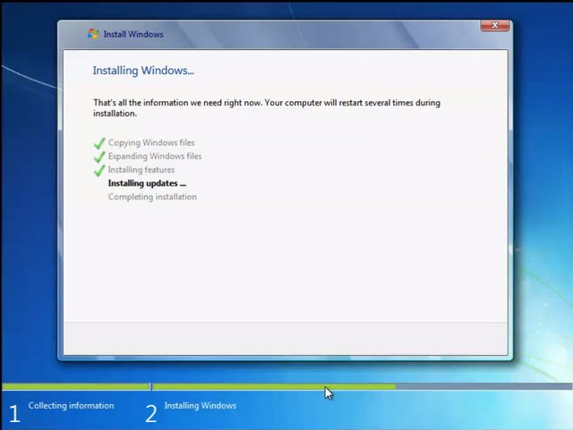 Microsoft training 2007 install window 7 12