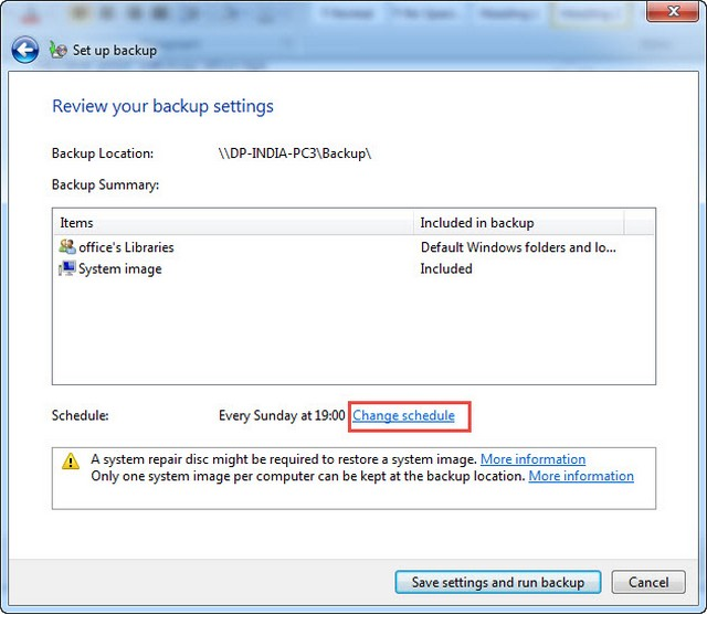 Microsoft training 2007 setup backup browse for backup 10