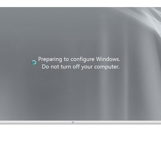 Microsoft training 2007 window update preparing to configure window 8