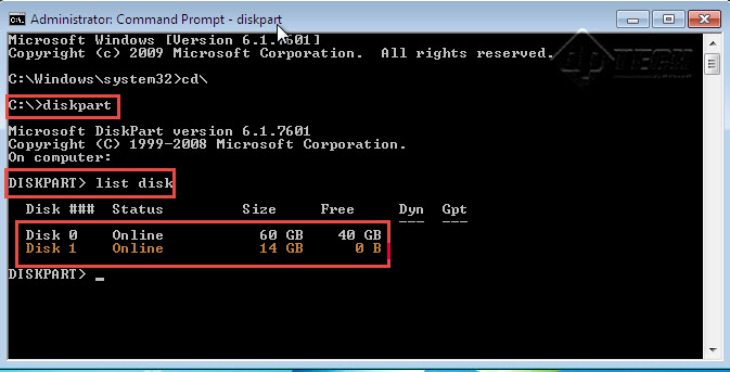 Training to make USB Drive Bootable by Command Prompt bootable usb drive 3
