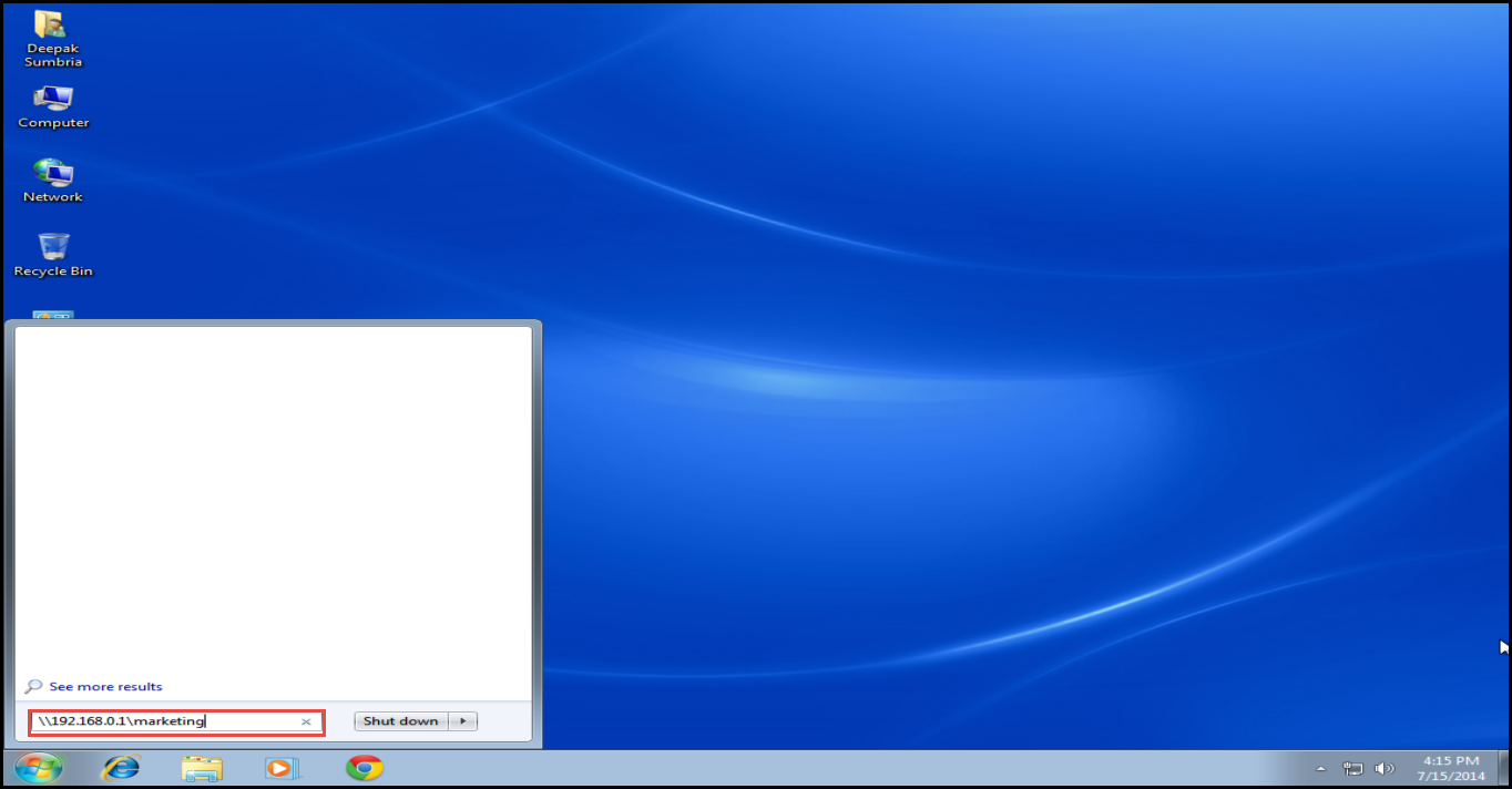 Training  to Configure Folder Sharing in Microsoft Windows Server 2012
