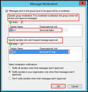 Training exchange server 2010 test moderation for distribution group message moderation 2