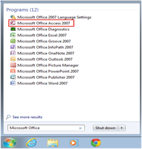 Microsoft access training 2007 Tables feature of Create menu 1