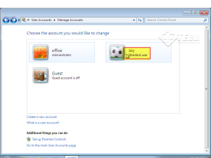 Microsoft training 2007 Add User Account and set Password manage account 9