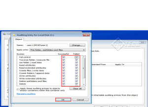 Microsoft training 2007 Configure Local security Policy auditing entry 11