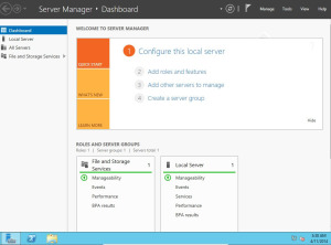 Microsoft training 2012 window setup server manager dashboard 22
