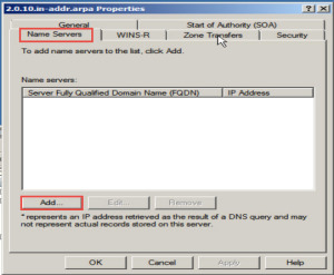 Training to Install Domain Name System (DNS) In Windows Server 2008 add domain server names