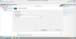 Training to Configure FTP Server on Windows Server 2012 (Part -4) next