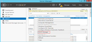Training to Create a Scope in Windows Server 2012 server manager 2