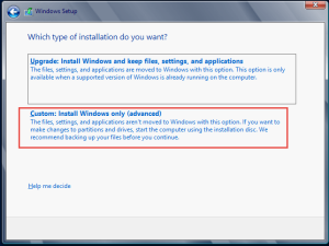 Training to Install Microsoft Windows Server 2012 windows setup 7