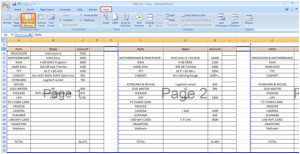 Work-Views in MS Excel