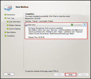 Create mailbox enable user 8